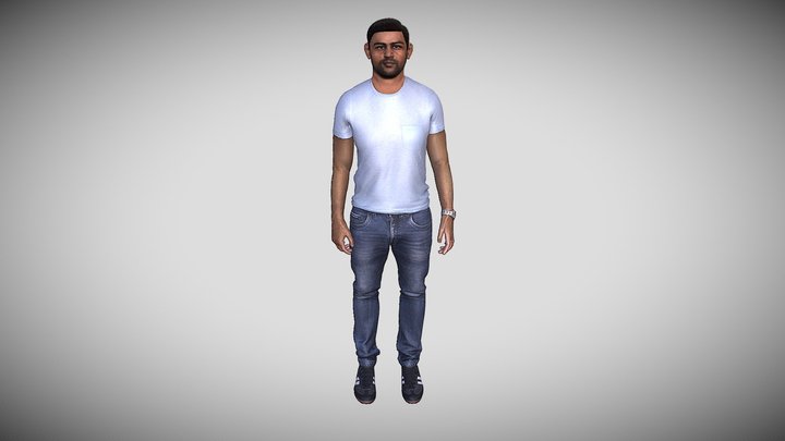 Male_Character 3D Model