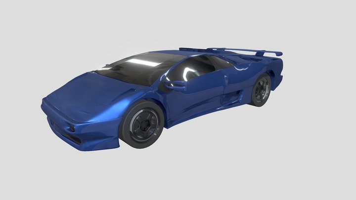 Lamborghini Diablo SV 3D Model