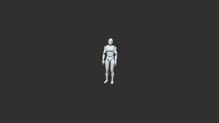 Cheerfully_greeting 3D Model