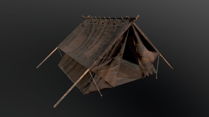 Imperial Camping Tent, Inspired. 3D Model
