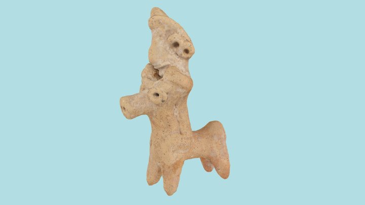 動物にのる人物（Rider） 3D Model