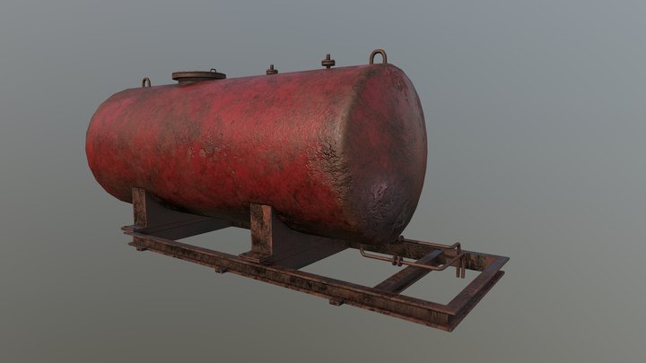 Gas Tank 3D Model