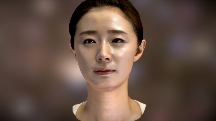 Facial Expression Test 01 (Low resolution case) 3D Model