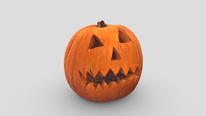 Scary Pumpkin 3D Scan 3D Model