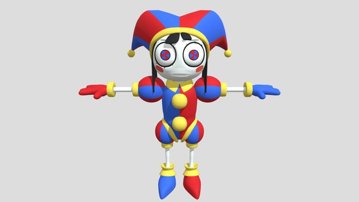 Pomni GMOD 3D Model