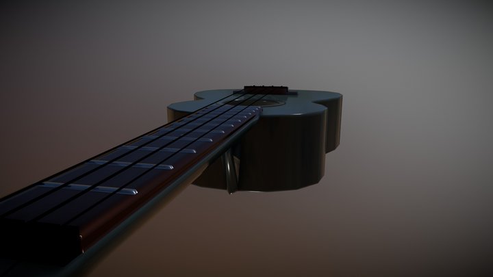 Ukulele 3D Model