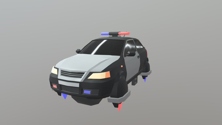 Opel Astra G 2003 lowpoly 3D Model