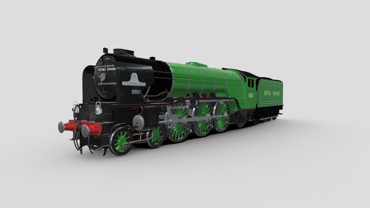 LNER Peppercorn Class A1 60163 Tornado 3D Model