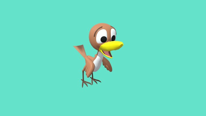 Are You My Mother? Baby Bird 3D Model