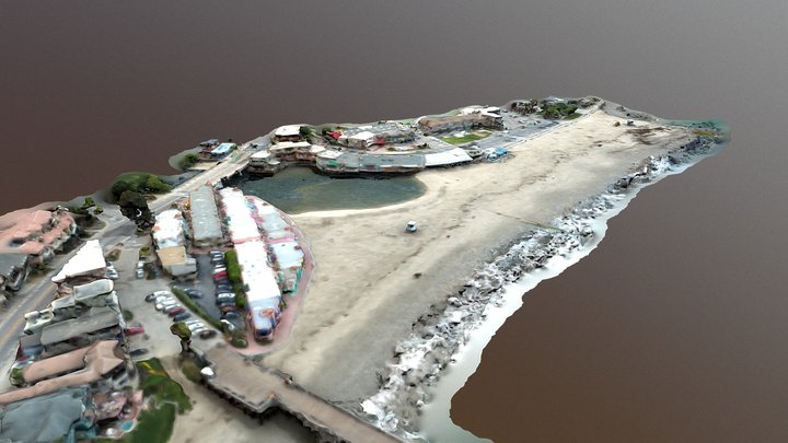 Capitola Beach 3D Model