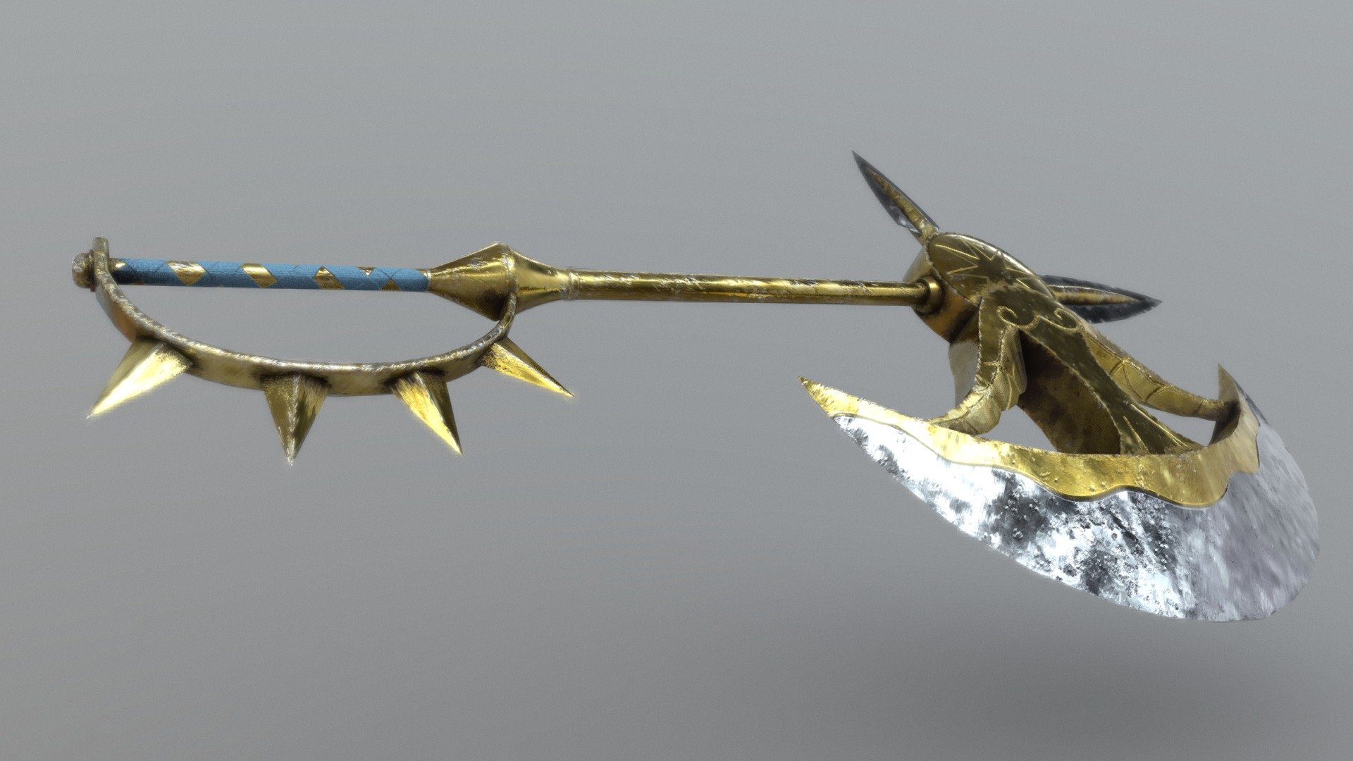 The Seven Deadly Sins Divine Axe Rhitta Fanart 3D model by Luna
