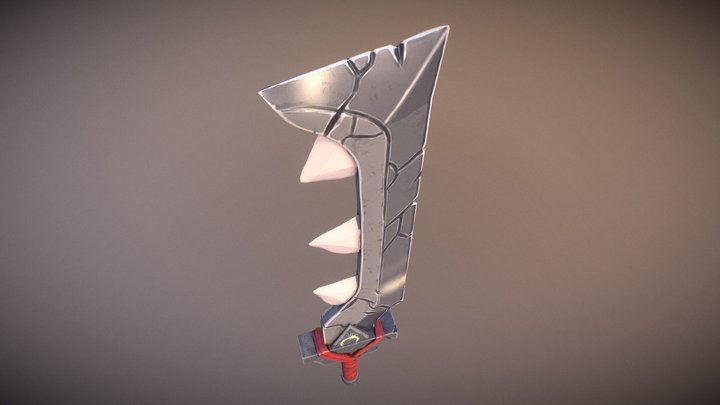 2 Handed Sword - Low Poly 3D Model