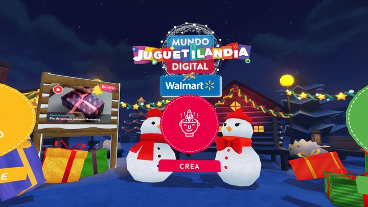 Menu Principal Noche 3D Model