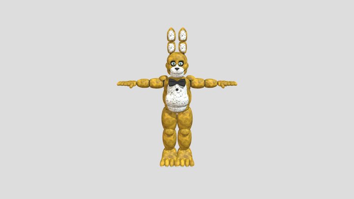 Springlocked Bonnie 3D Model