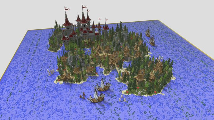 Ironcrest Island 3D Model
