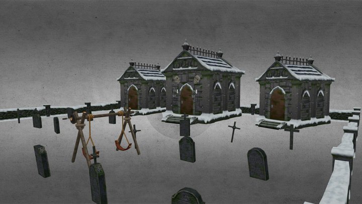 Cemetery 3D Model