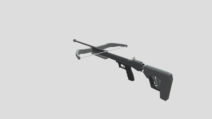 Low Poly - Crossbow 3D Model