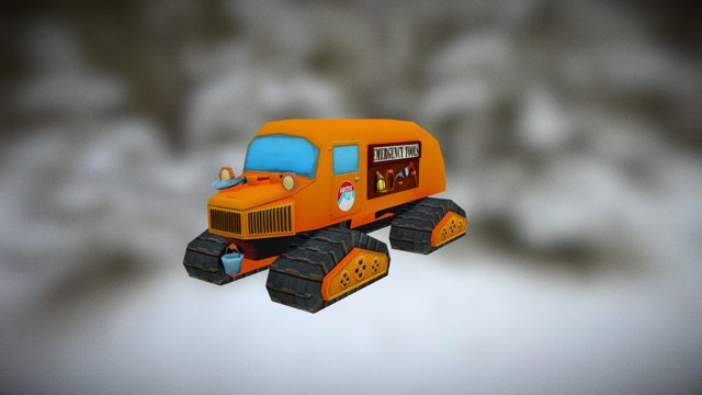 Arctic Vehicle 3D Model