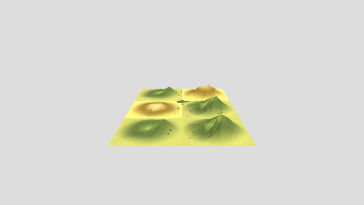 dudesantawars trains map – Modello 3D gratuito STL