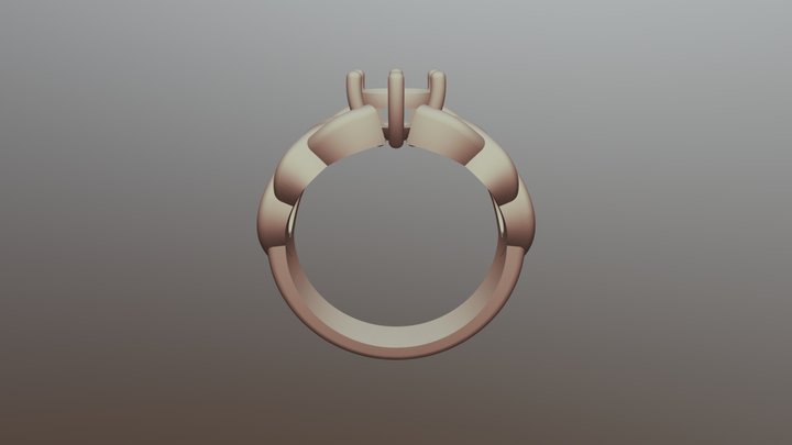 Engagement ring 3D Model