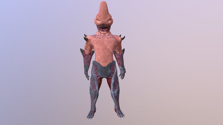 Kid Buu 3D Model