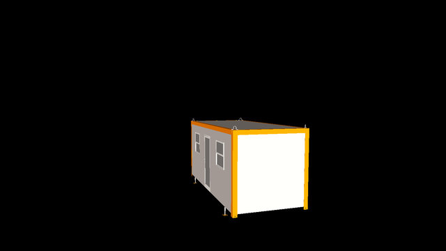 Container Flip Up 3D Model
