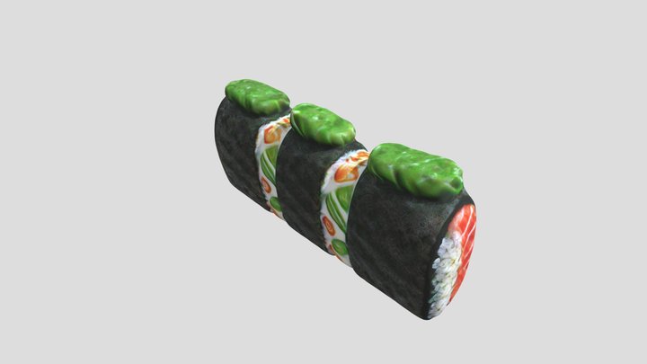 Sushi 3D Model