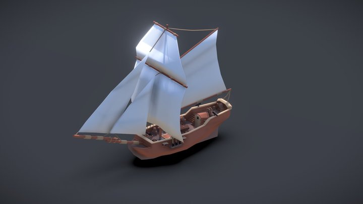 Traders Tallship – Free 3D Model STL