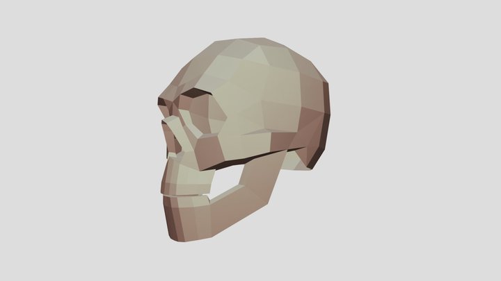 Scull Helmet 3D Model