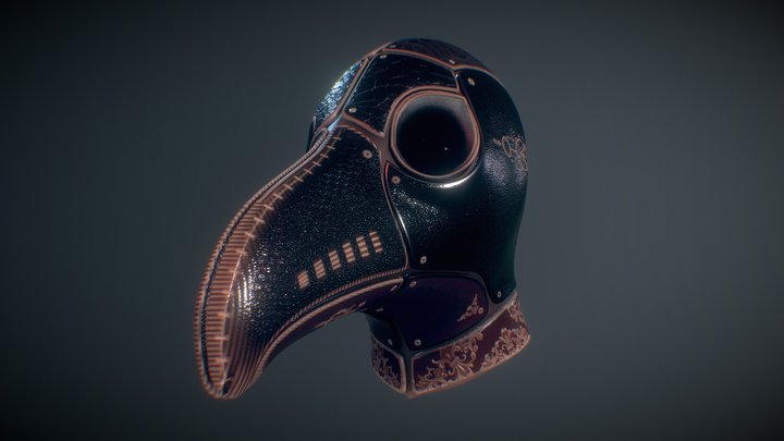 Plague Mask 3D Model