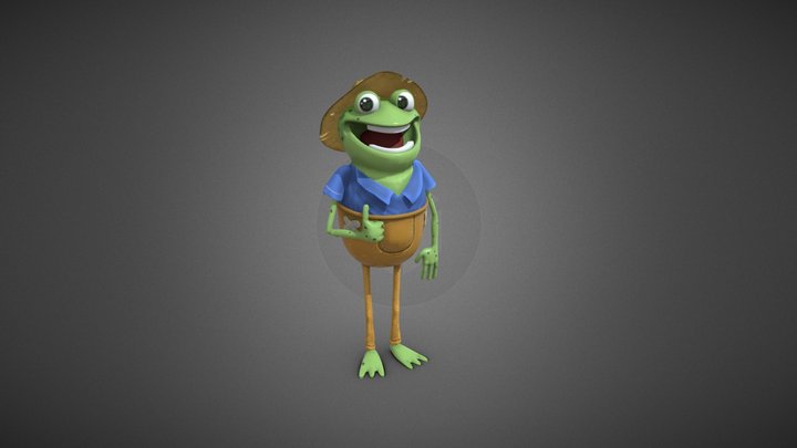 Frog 3D Model