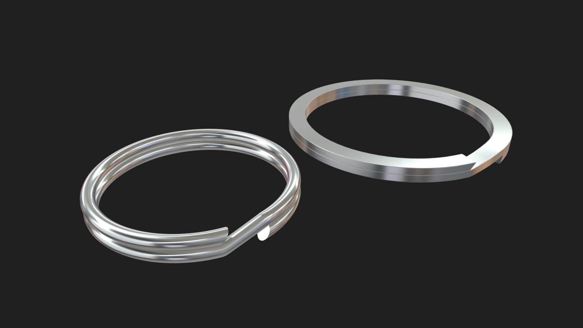 Split rings - Buy Royalty Free 3D model by FM 3D Models (@FM-3DModels ...