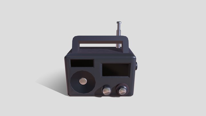 Typical Radio 3D Model