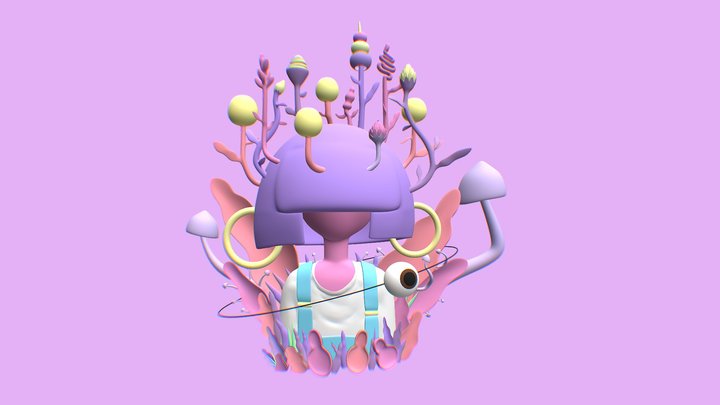 Mushrooms! 3D Model