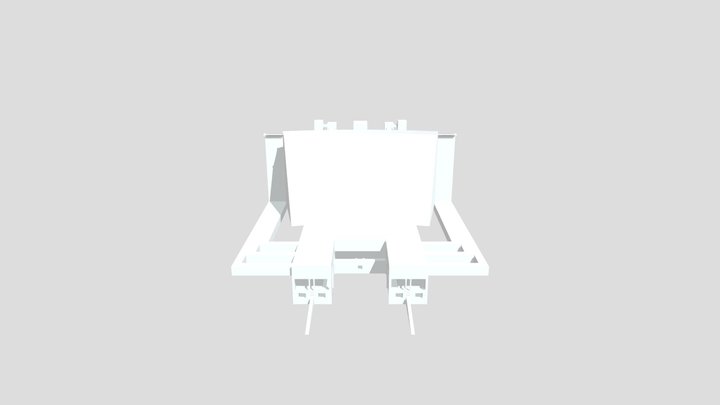 Dam Megastructure 3D Model