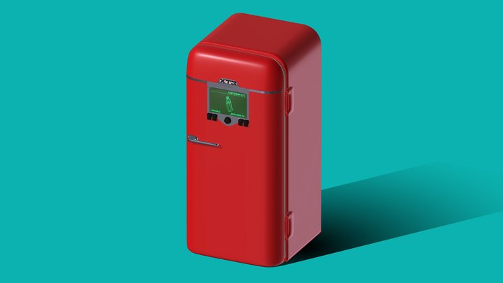Refrigerator «Kharkov» 3D Model