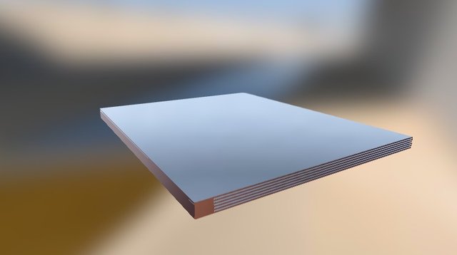 White-board-book-model 3D Model