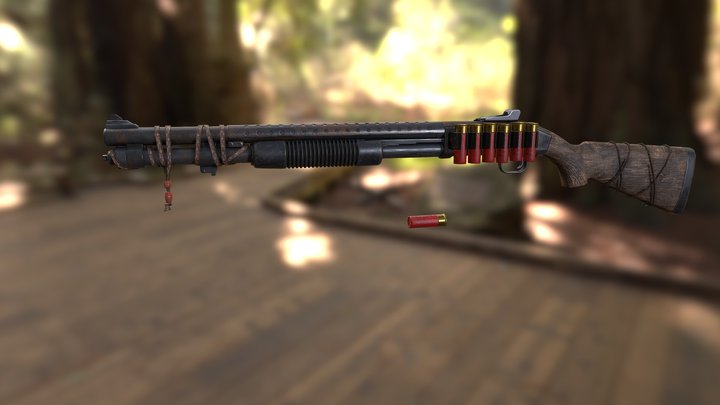 FRV WP3D SHTG Mossberg590 3D Model