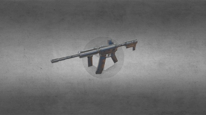 Gun | Low Poly 3D Model