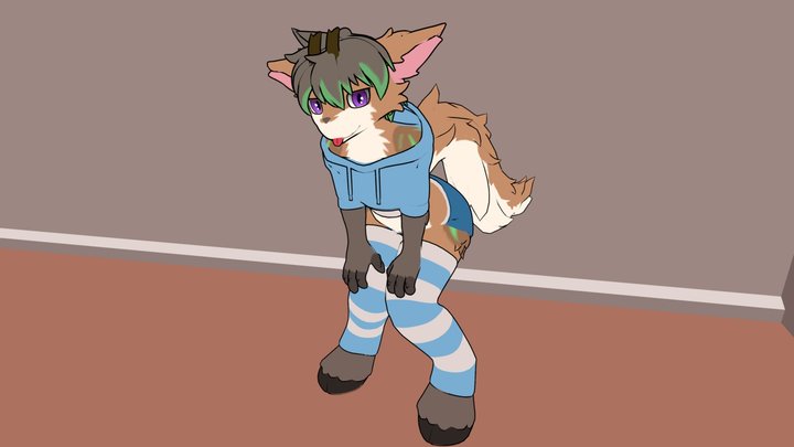 furry hibrido 3D Model