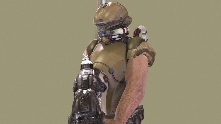 Doom 3 Alpha Marine