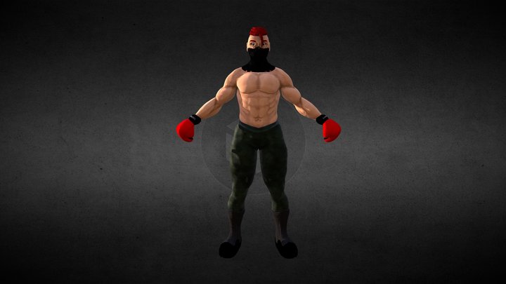 Boxing Military 3D Model