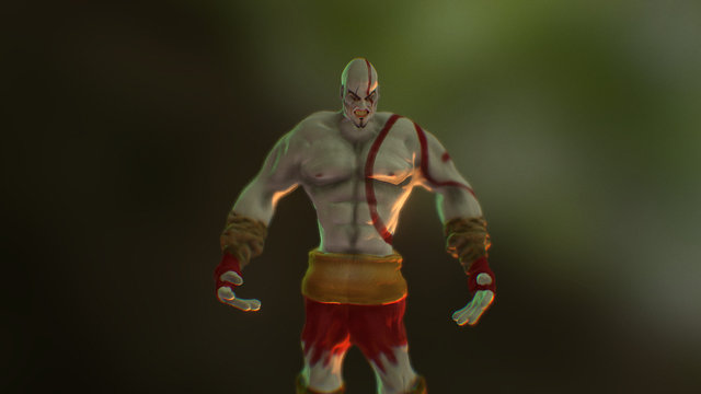 God of War 3D Model
