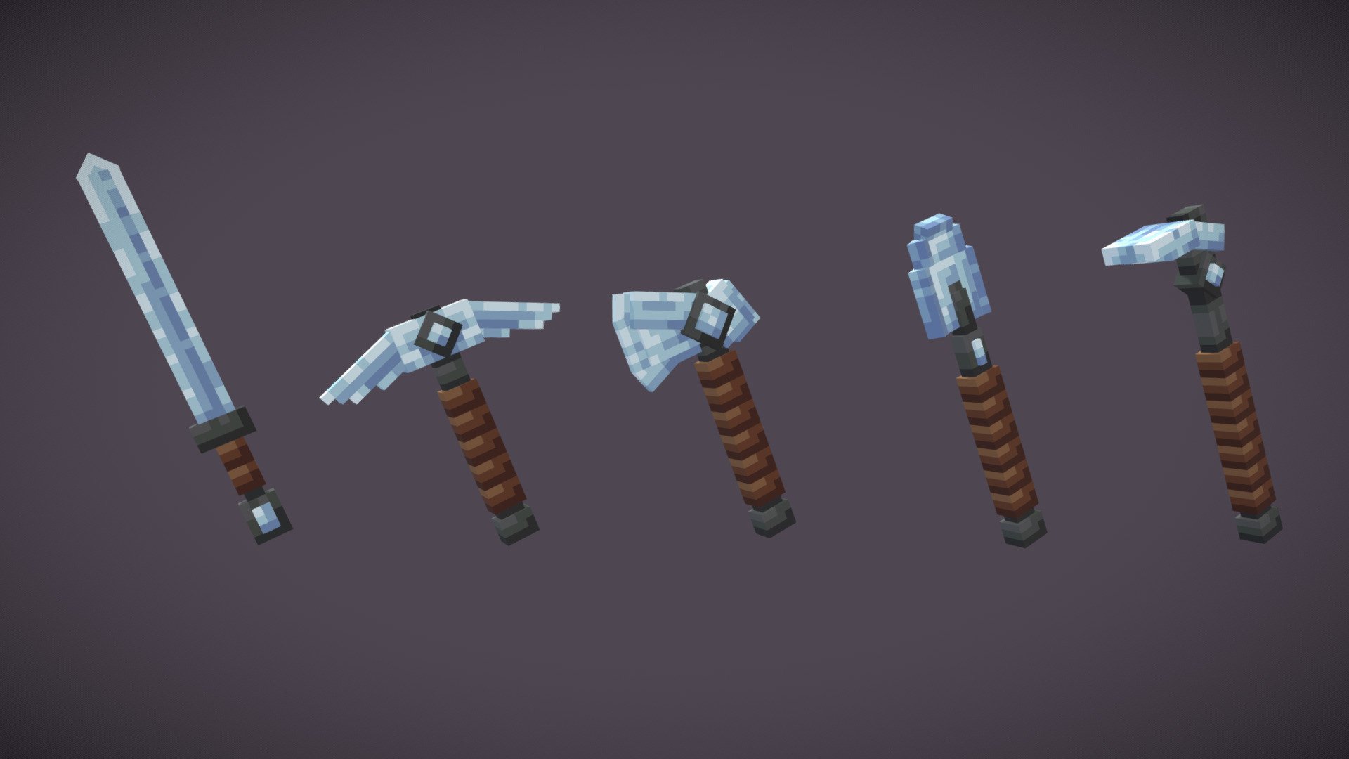 Diamond Tools Download Free 3D model by ExterrMatt [fd1df57] Sketchfab