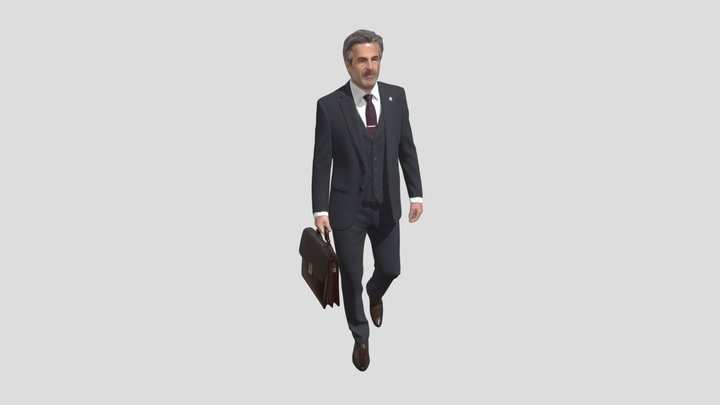 Executive in Motion – Modello 3D gratuito STL
