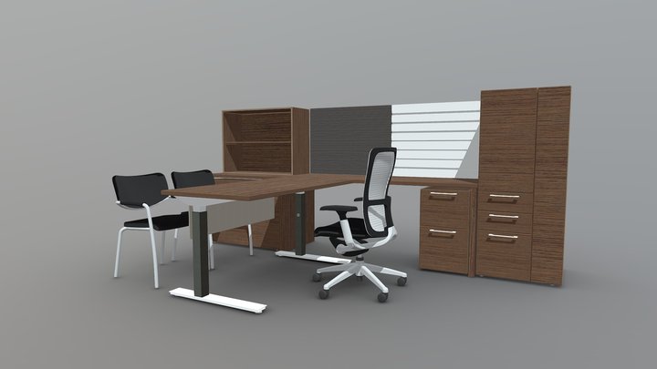 BOS HQ Private Office - CS 3D Model