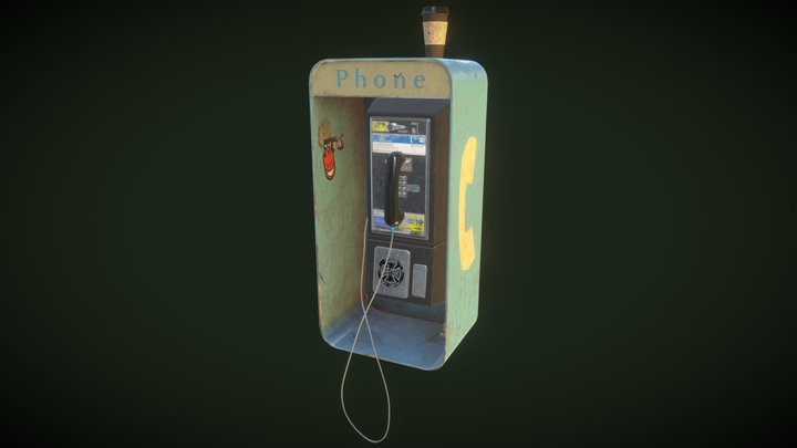 Pay phone 3D Model