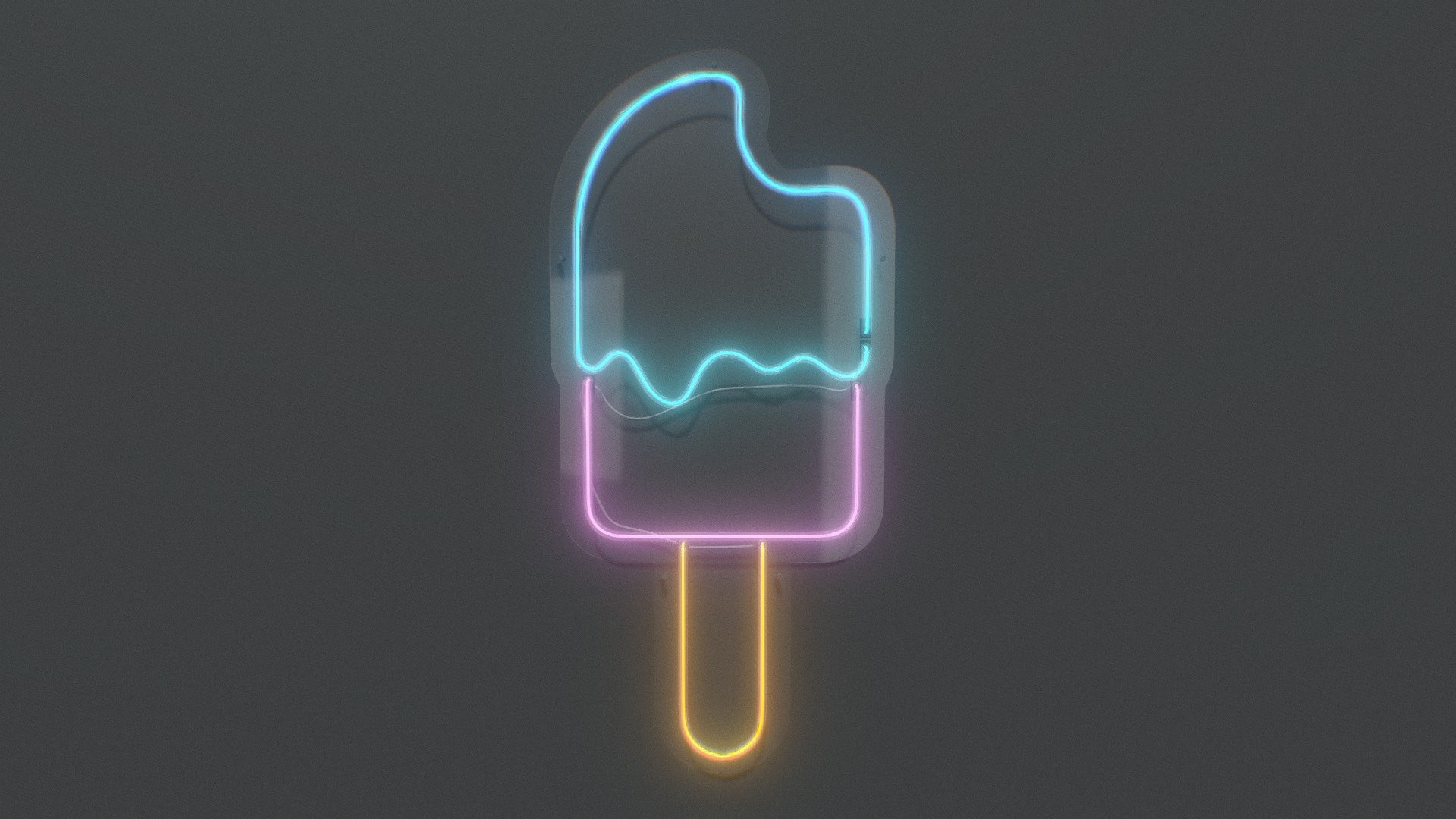 Ice Cream Pop - Neon Sign - Buy Royalty Free 3D model by NEONPLEX ...
