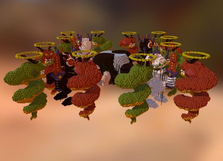 SkyWars Map: Bosses 3D Model