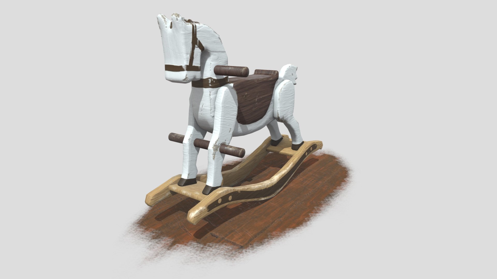 Rocking Horse - 3D model by Cassara.Kennedy [fd2188b] - Sketchfab